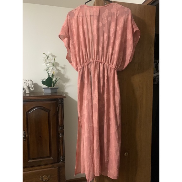 NWT Time And Tru Peach Lace Cover-Up Size Medium - Picture 4 of 4